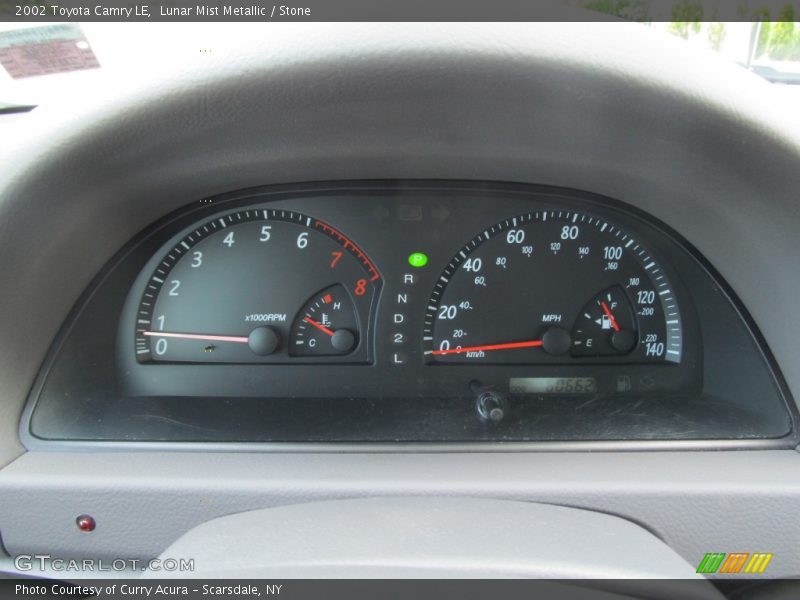 Lunar Mist Metallic / Stone 2002 Toyota Camry LE