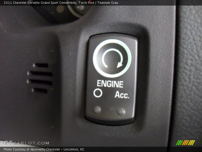 Controls of 2011 Corvette Grand Sport Convertible
