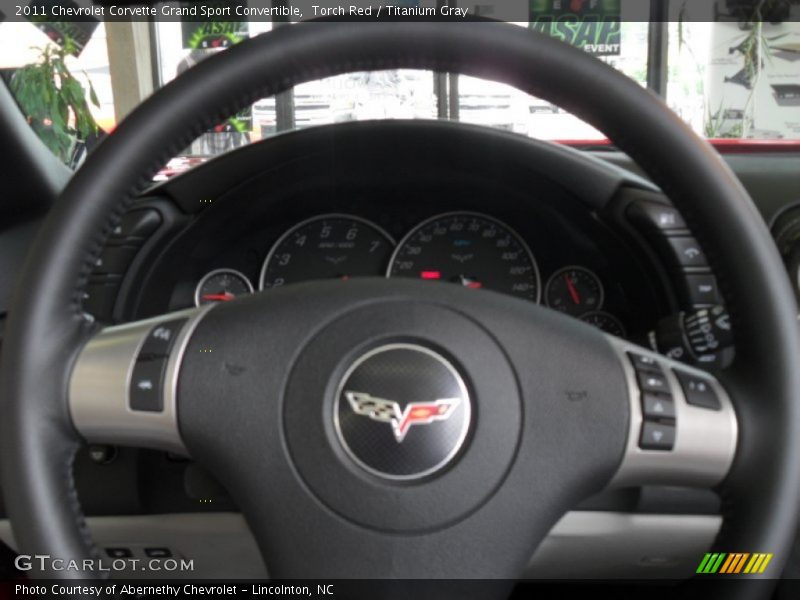 Torch Red / Titanium Gray 2011 Chevrolet Corvette Grand Sport Convertible