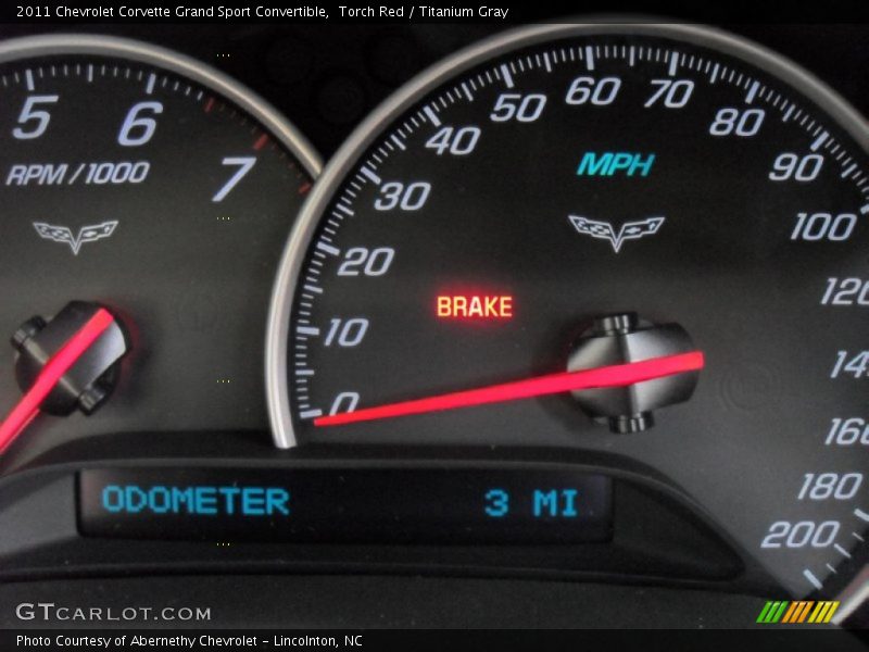 Torch Red / Titanium Gray 2011 Chevrolet Corvette Grand Sport Convertible