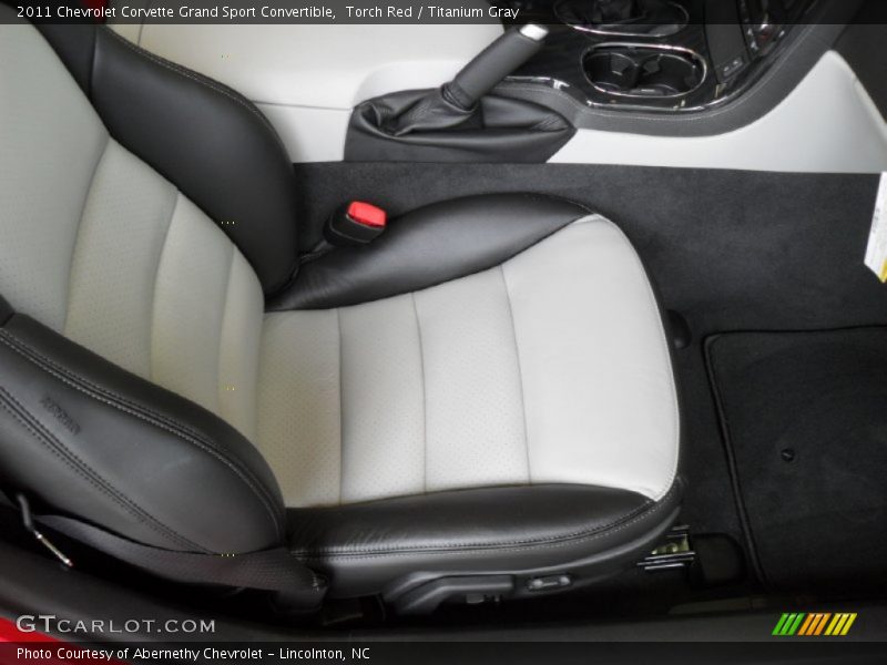  2011 Corvette Grand Sport Convertible Titanium Gray Interior