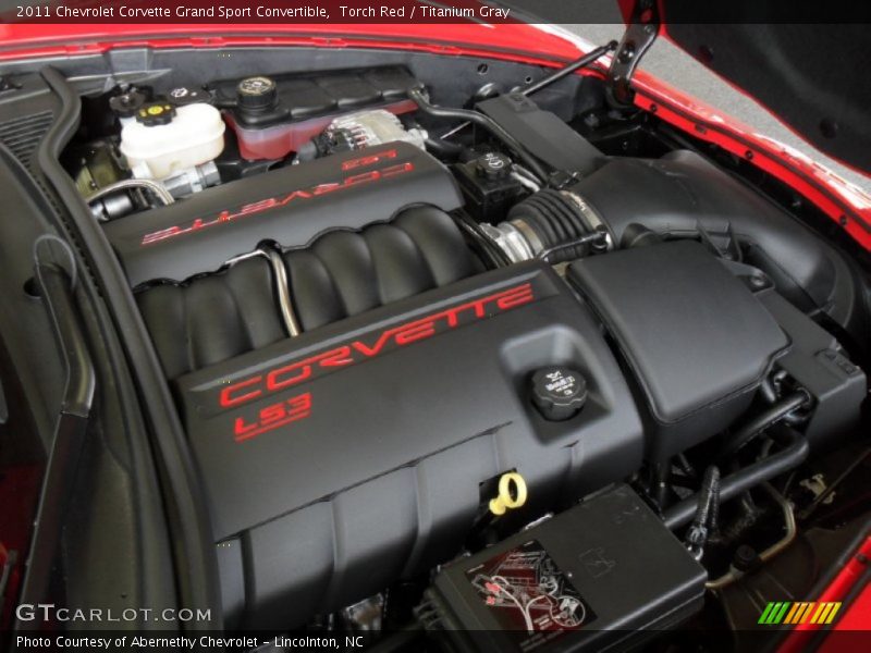  2011 Corvette Grand Sport Convertible Engine - 6.2 Liter OHV 16-Valve LS3 V8