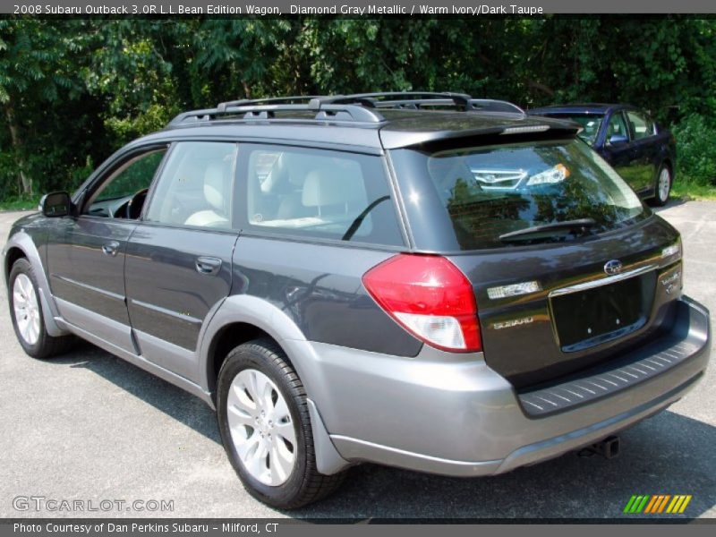 Diamond Gray Metallic / Warm Ivory/Dark Taupe 2008 Subaru Outback 3.0R L.L.Bean Edition Wagon