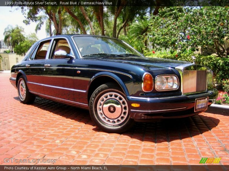 Royal Blue / Oatmeal/Navy Blue 1999 Rolls-Royce Silver Seraph