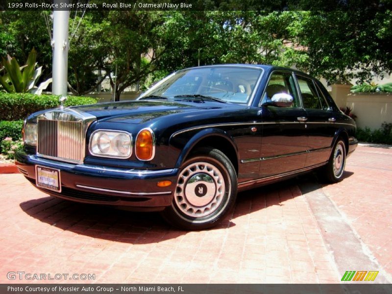 Royal Blue / Oatmeal/Navy Blue 1999 Rolls-Royce Silver Seraph