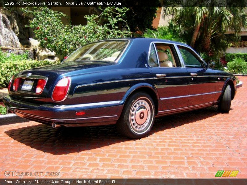 Royal Blue / Oatmeal/Navy Blue 1999 Rolls-Royce Silver Seraph