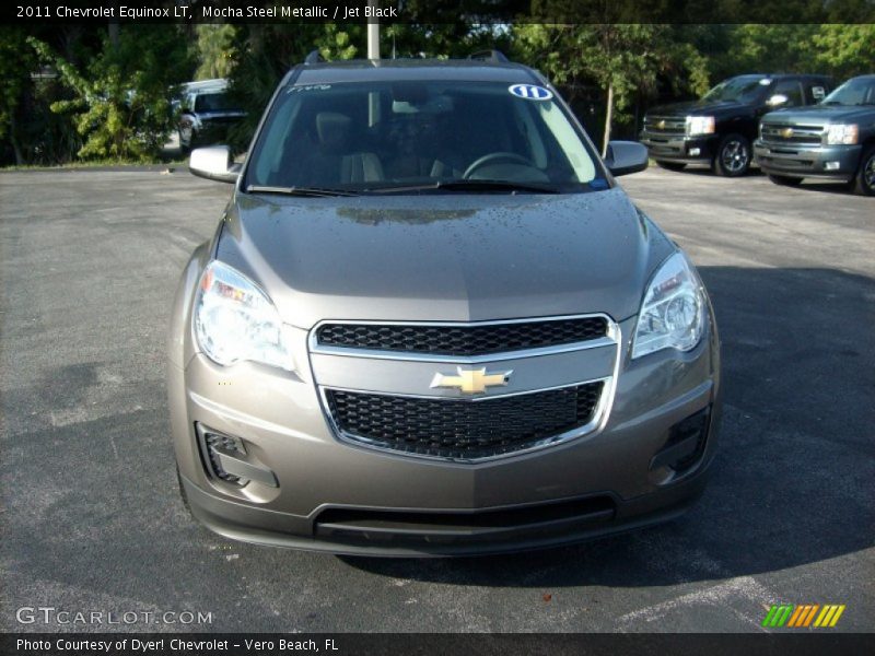Mocha Steel Metallic / Jet Black 2011 Chevrolet Equinox LT