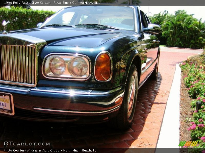 Royal Blue / Oatmeal/Navy Blue 1999 Rolls-Royce Silver Seraph