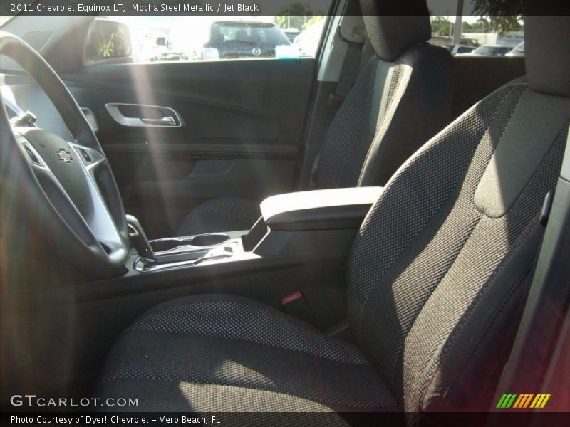 Mocha Steel Metallic / Jet Black 2011 Chevrolet Equinox LT