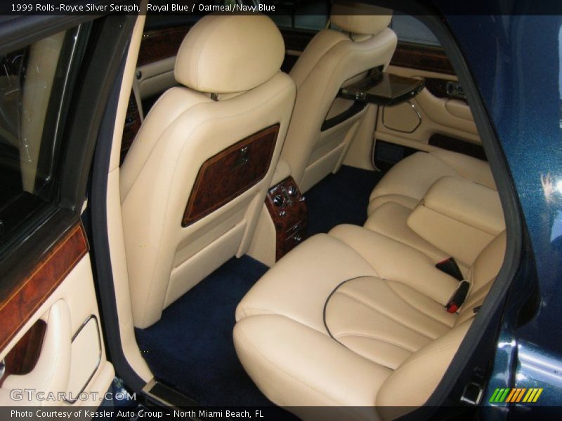  1999 Silver Seraph  Oatmeal/Navy Blue Interior