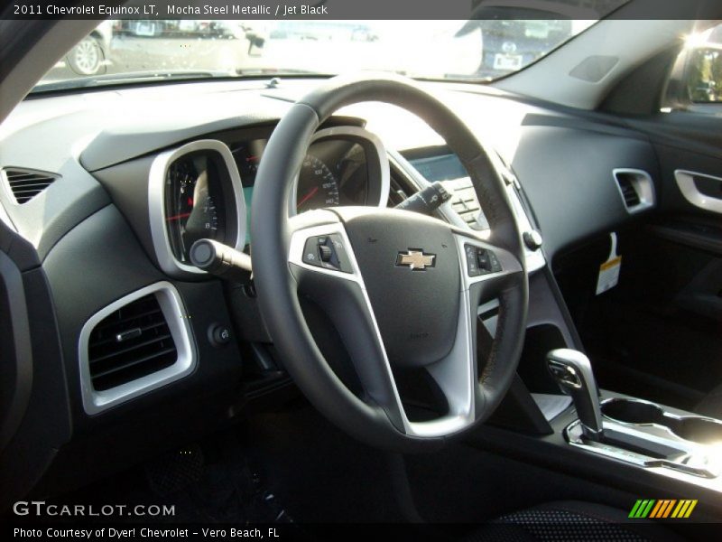 Mocha Steel Metallic / Jet Black 2011 Chevrolet Equinox LT