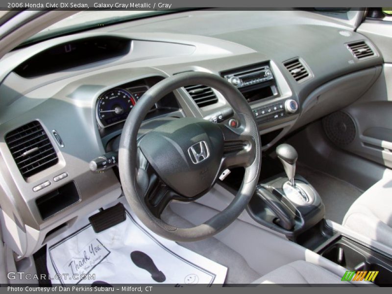 Gray Interior - 2006 Civic DX Sedan 