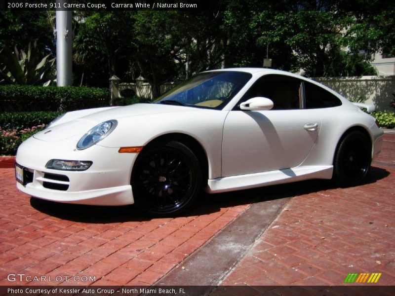 Carrara White / Natural Brown 2006 Porsche 911 Carrera Coupe