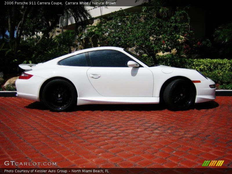 Carrara White / Natural Brown 2006 Porsche 911 Carrera Coupe