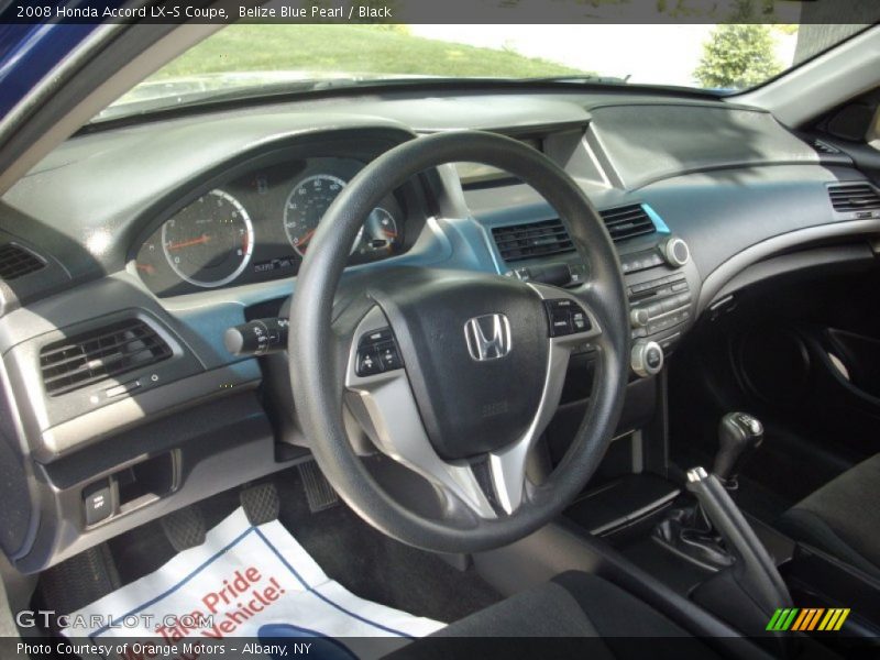  2008 Accord LX-S Coupe Black Interior