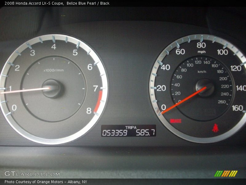  2008 Accord LX-S Coupe LX-S Coupe Gauges