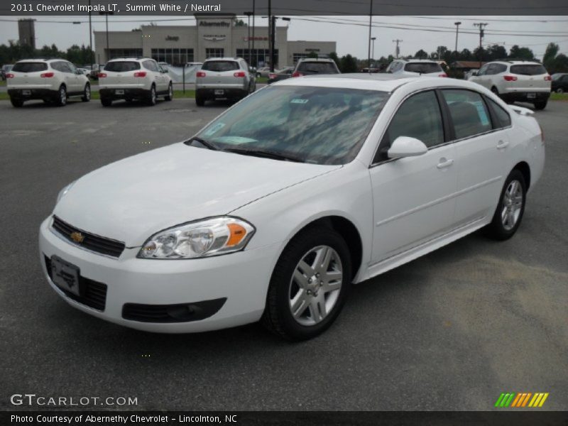 Summit White / Neutral 2011 Chevrolet Impala LT