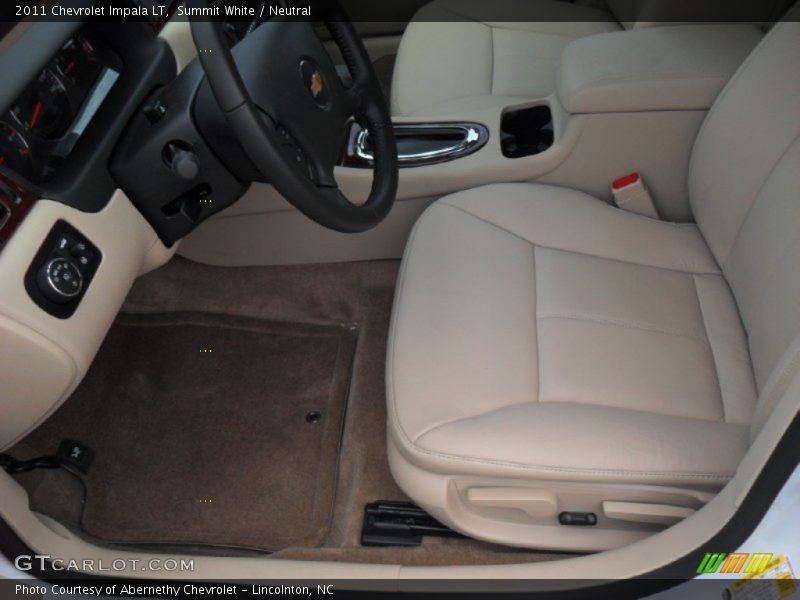 Summit White / Neutral 2011 Chevrolet Impala LT