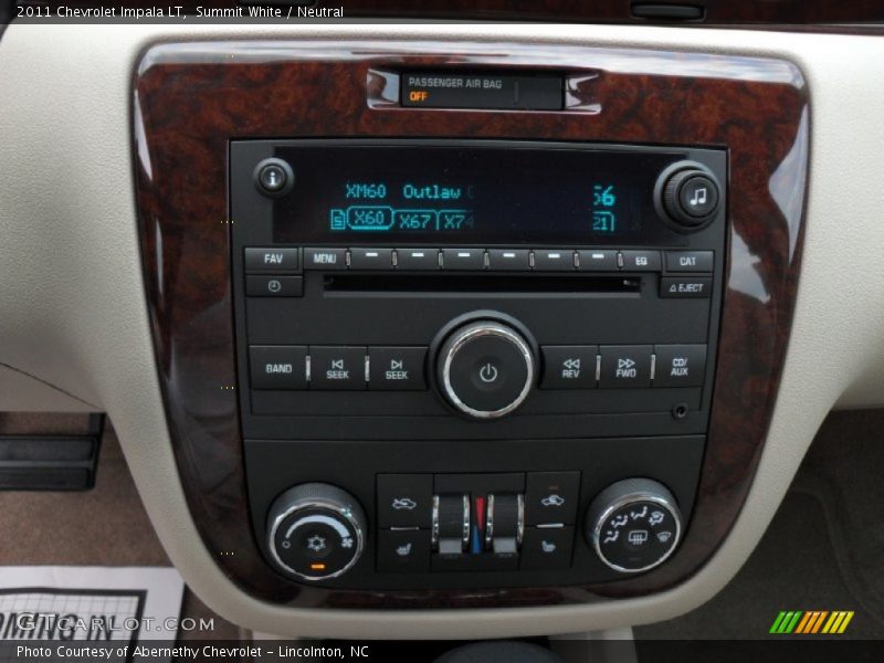 Summit White / Neutral 2011 Chevrolet Impala LT