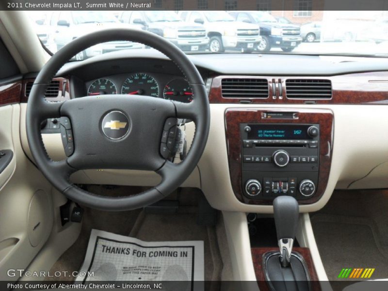 Summit White / Neutral 2011 Chevrolet Impala LT