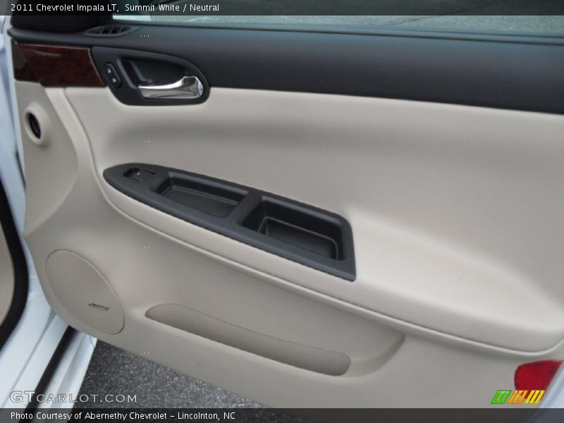 Summit White / Neutral 2011 Chevrolet Impala LT