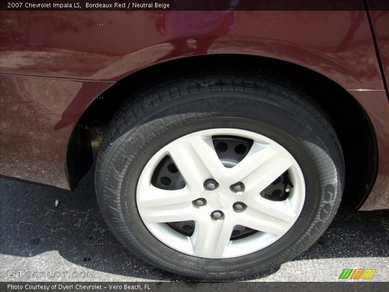 Bordeaux Red / Neutral Beige 2007 Chevrolet Impala LS