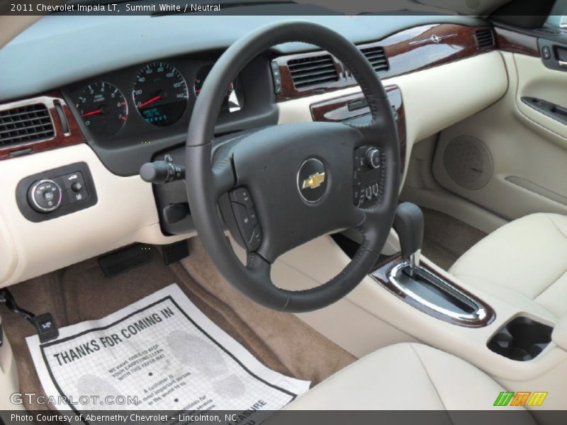 Summit White / Neutral 2011 Chevrolet Impala LT