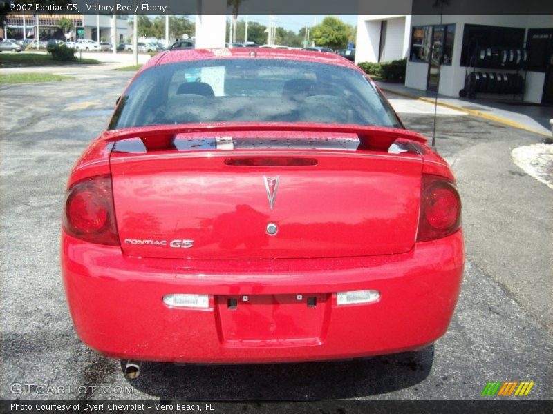 Victory Red / Ebony 2007 Pontiac G5