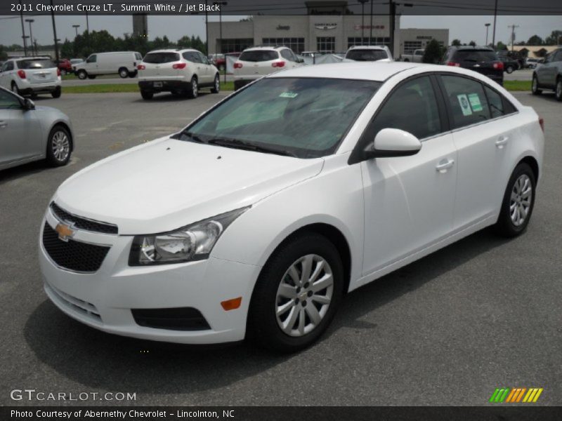 Summit White / Jet Black 2011 Chevrolet Cruze LT