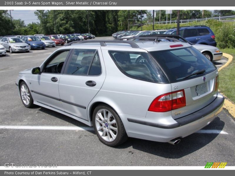 Silver Metallic / Charcoal Gray 2003 Saab 9-5 Aero Sport Wagon