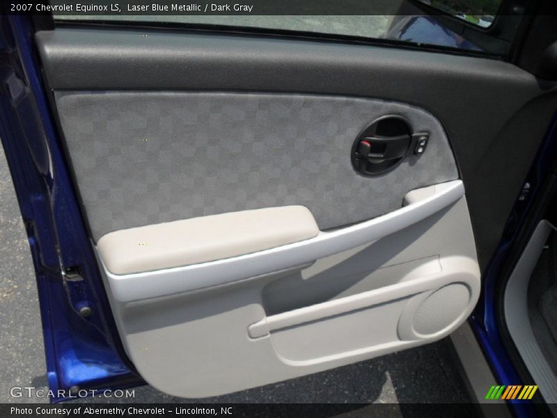 Laser Blue Metallic / Dark Gray 2007 Chevrolet Equinox LS