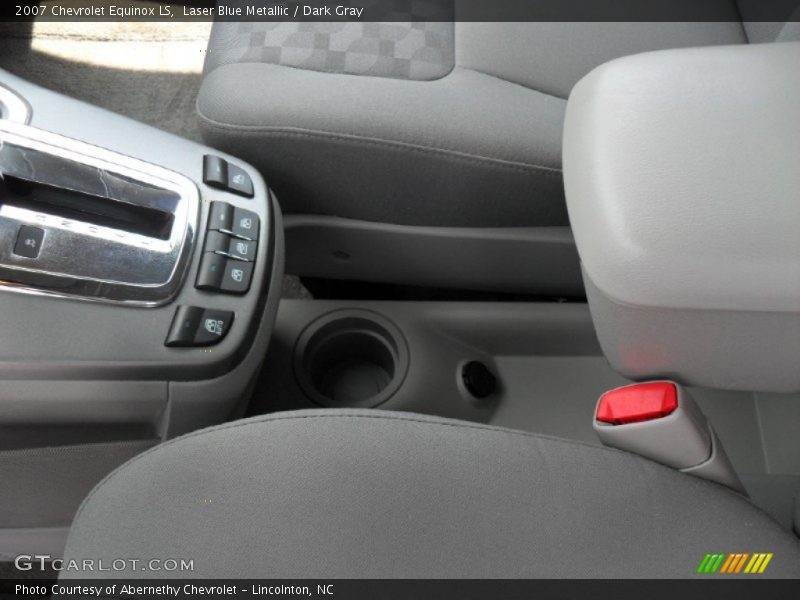 Laser Blue Metallic / Dark Gray 2007 Chevrolet Equinox LS