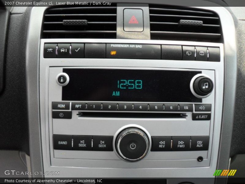 Laser Blue Metallic / Dark Gray 2007 Chevrolet Equinox LS
