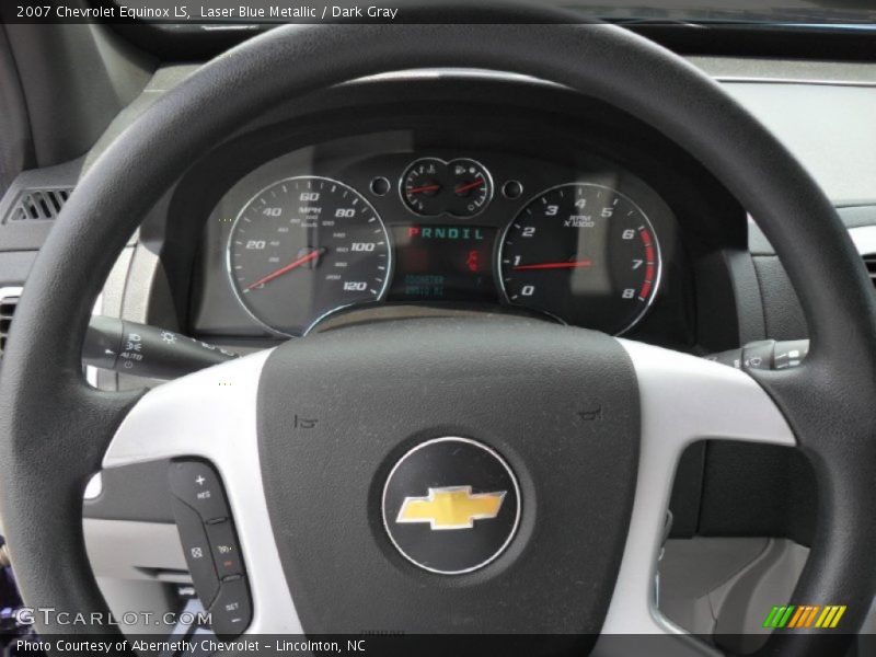 Laser Blue Metallic / Dark Gray 2007 Chevrolet Equinox LS