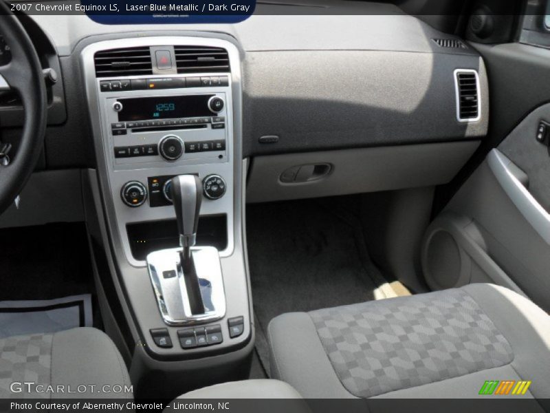 Laser Blue Metallic / Dark Gray 2007 Chevrolet Equinox LS