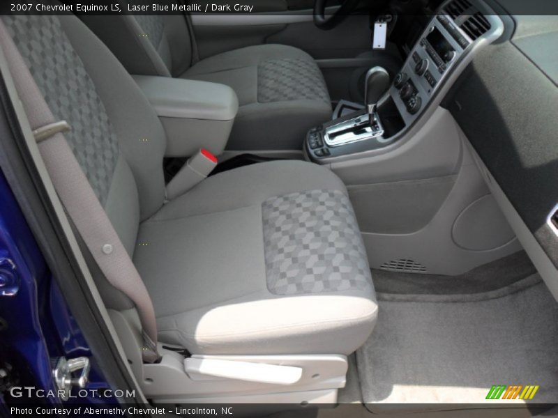 Laser Blue Metallic / Dark Gray 2007 Chevrolet Equinox LS