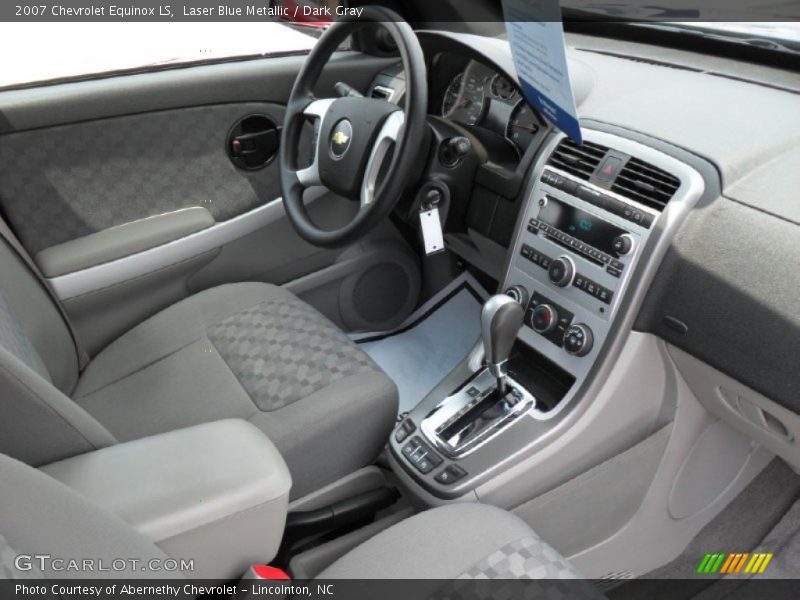 Laser Blue Metallic / Dark Gray 2007 Chevrolet Equinox LS