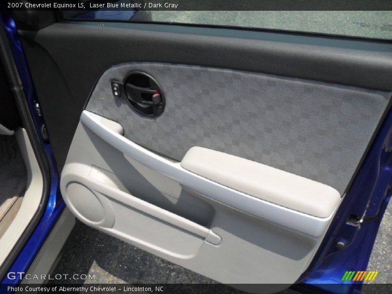 Laser Blue Metallic / Dark Gray 2007 Chevrolet Equinox LS