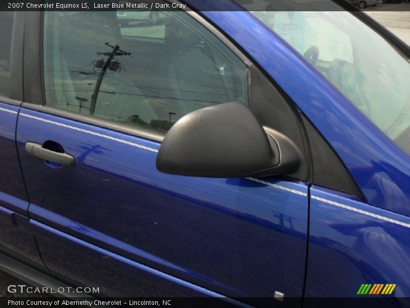Laser Blue Metallic / Dark Gray 2007 Chevrolet Equinox LS