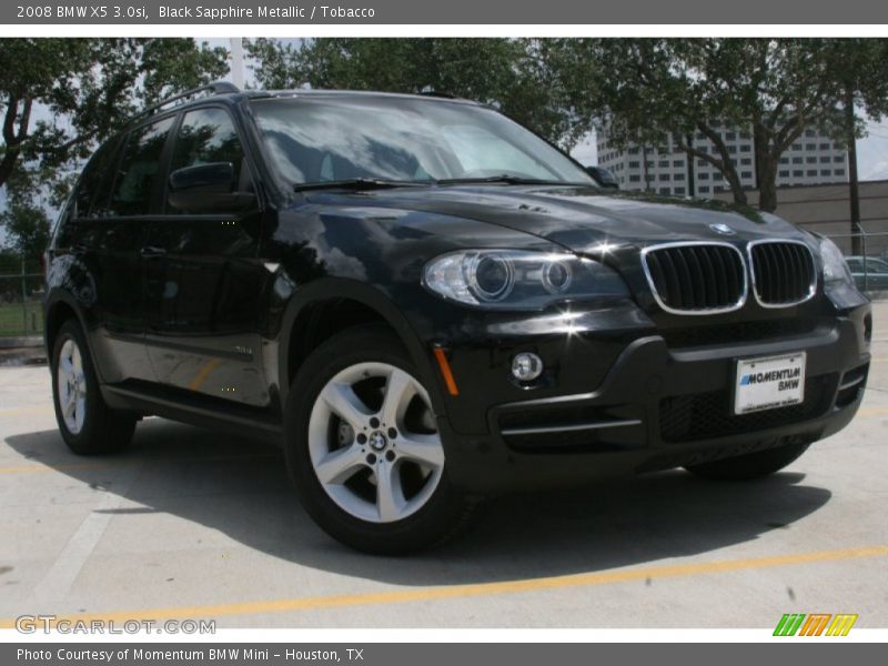 Black Sapphire Metallic / Tobacco 2008 BMW X5 3.0si