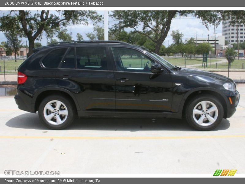 Black Sapphire Metallic / Tobacco 2008 BMW X5 3.0si