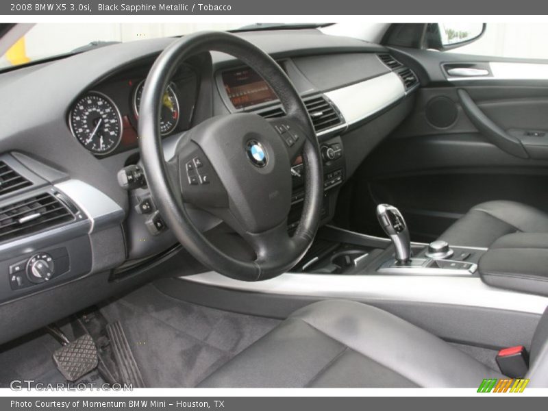 Black Sapphire Metallic / Tobacco 2008 BMW X5 3.0si