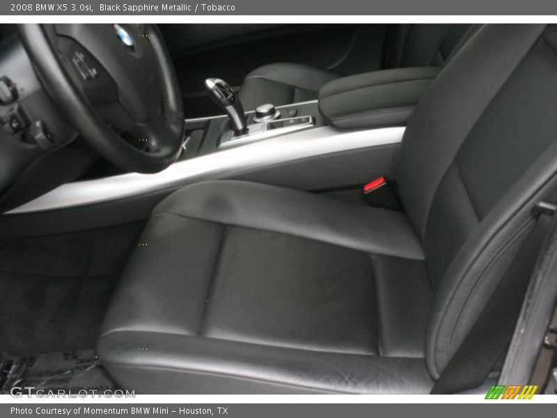 Black Sapphire Metallic / Tobacco 2008 BMW X5 3.0si