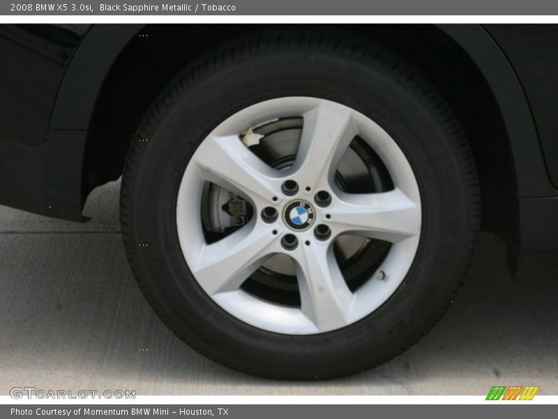 Black Sapphire Metallic / Tobacco 2008 BMW X5 3.0si