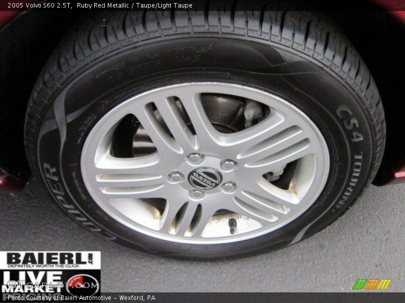 Ruby Red Metallic / Taupe/Light Taupe 2005 Volvo S60 2.5T