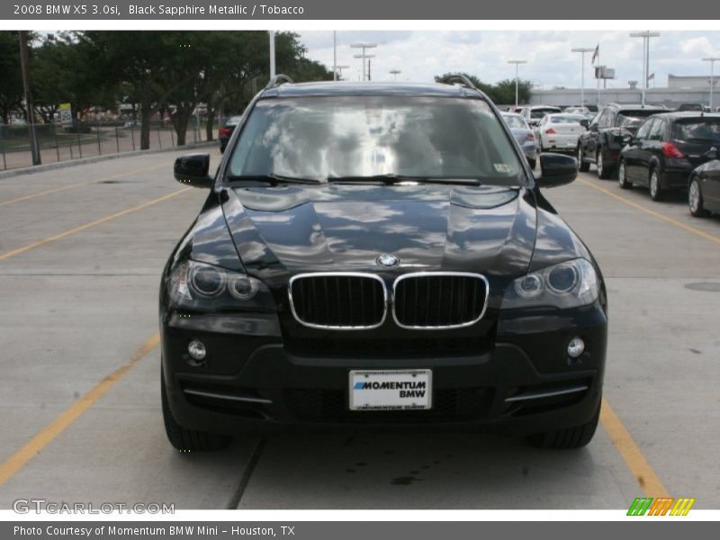 Black Sapphire Metallic / Tobacco 2008 BMW X5 3.0si