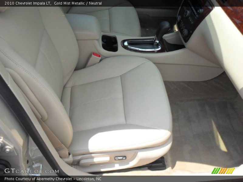 Gold Mist Metallic / Neutral 2010 Chevrolet Impala LT