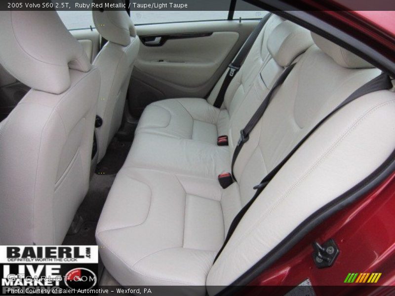 Ruby Red Metallic / Taupe/Light Taupe 2005 Volvo S60 2.5T