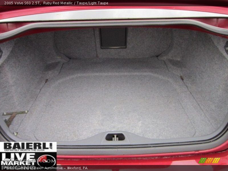 Ruby Red Metallic / Taupe/Light Taupe 2005 Volvo S60 2.5T