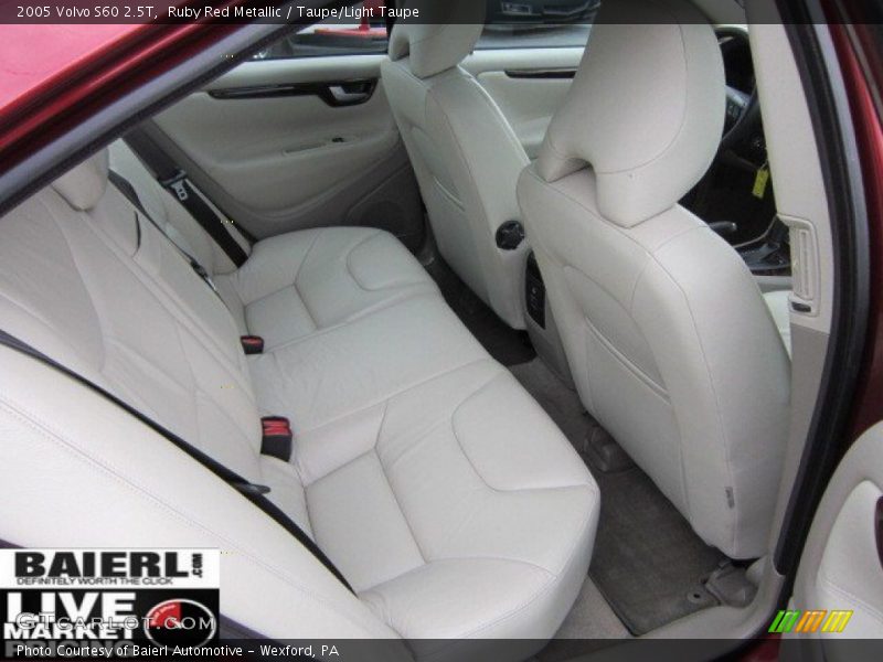 Ruby Red Metallic / Taupe/Light Taupe 2005 Volvo S60 2.5T